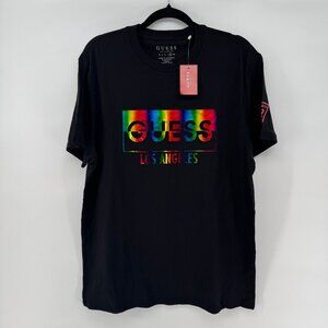 NWT Guess Los Angeles Black T-Shirt Large